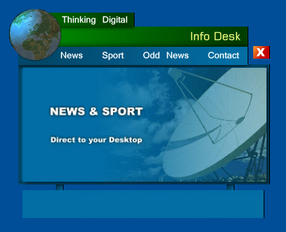 Thinking Digital Info Desk screen shot